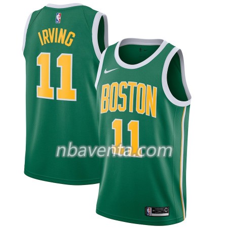 Camiseta Hombre Boston Celtics Kyrie Irving 11 2018-19 Nike Verde Swingman